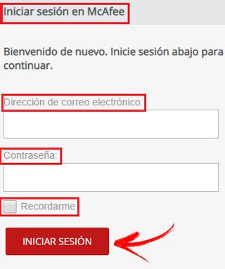 macafee iniciar sesion|acceder a mi cuenta mcafee.